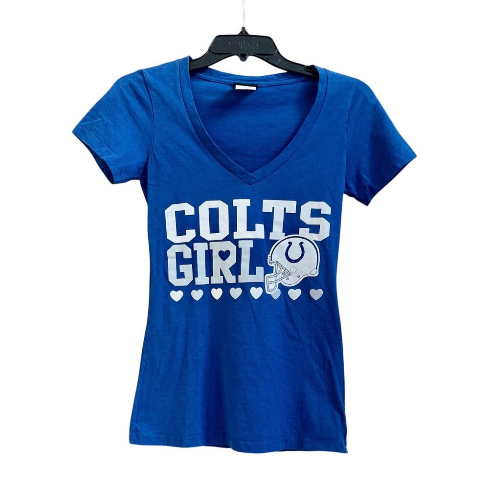 Colts Girl, NFL Team Apparel T-Shirt, Size S